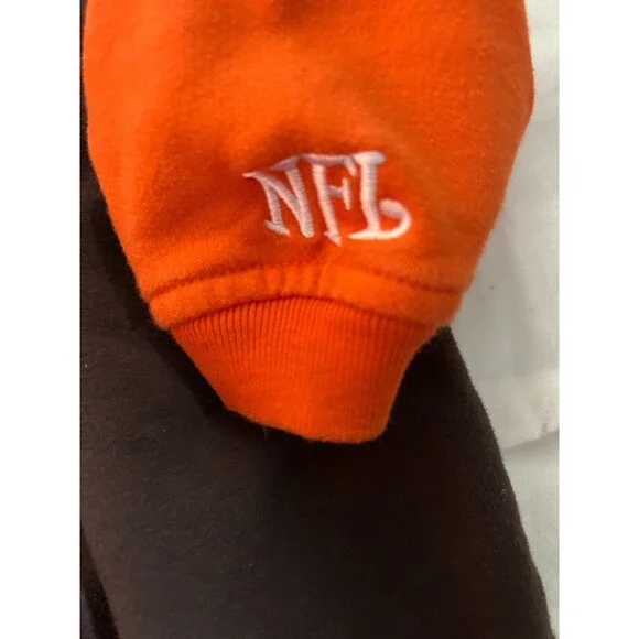 Cleveland Browns NFL Romper / Coverall — Brown & Orange Vintage 24 Months - Picture 2 of 10